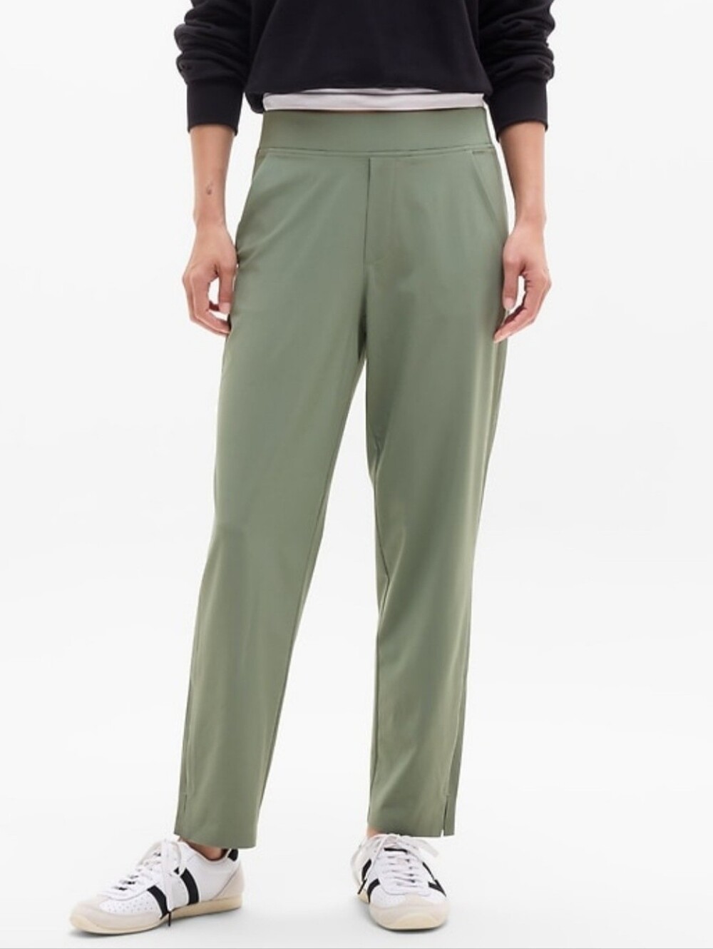 NWT Athleta Brooklyn Mid Rise Ankle Pant, Womens 10 Petite - Picture 2 of 4